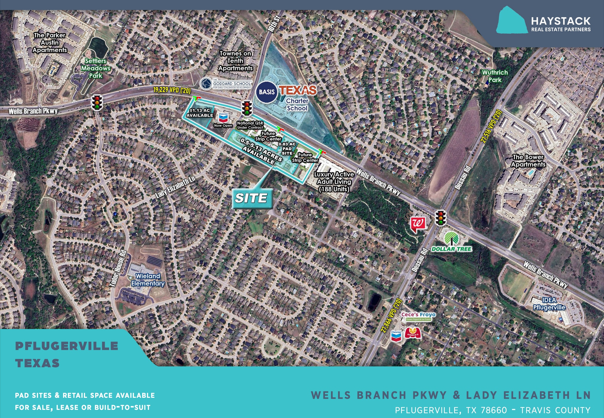 Wells Branch Pkwy, Pflugerville, TX à vendre Plan de site– Image 1 sur 6