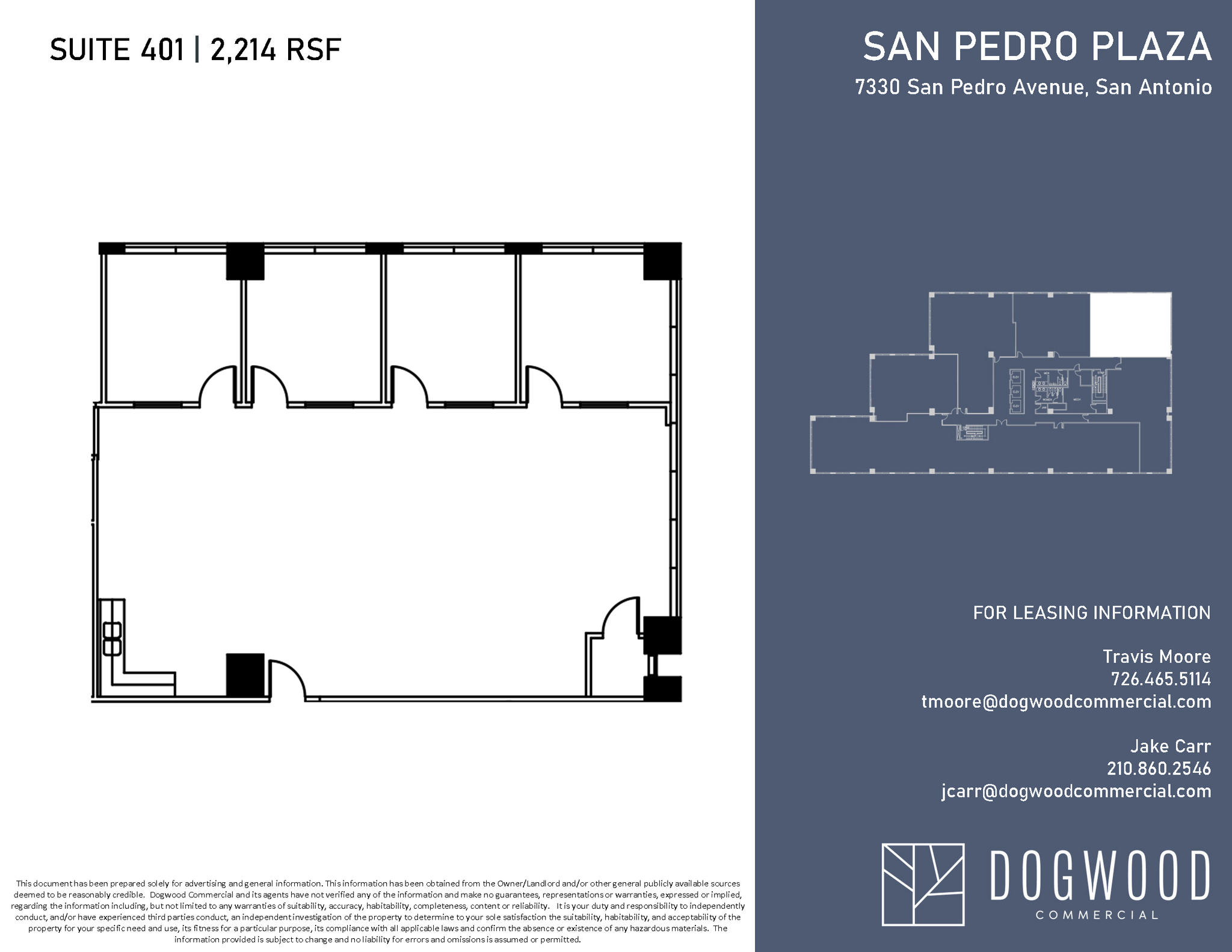 7330 San Pedro Ave, San Antonio, TX à louer Plan d’étage– Image 1 sur 1