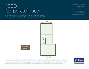 1200 N Federal Hwy, Boca Raton, FL à louer Plan de site– Image 1 sur 1