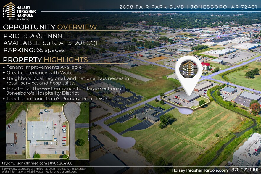 2608 Fair Park Blvd, Jonesboro, AR à louer - Photo de l’immeuble – Image 2 sur 10