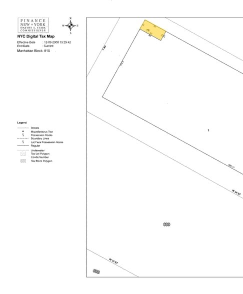 461 Seventh Ave, New York, NY à louer - Plan cadastral – Image 2 sur 5