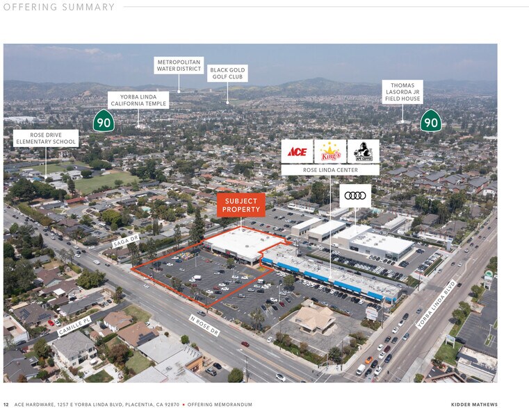 1257 E Yorba Linda Blvd, Placentia, CA à vendre - Photo de l’immeuble – Image 3 sur 8