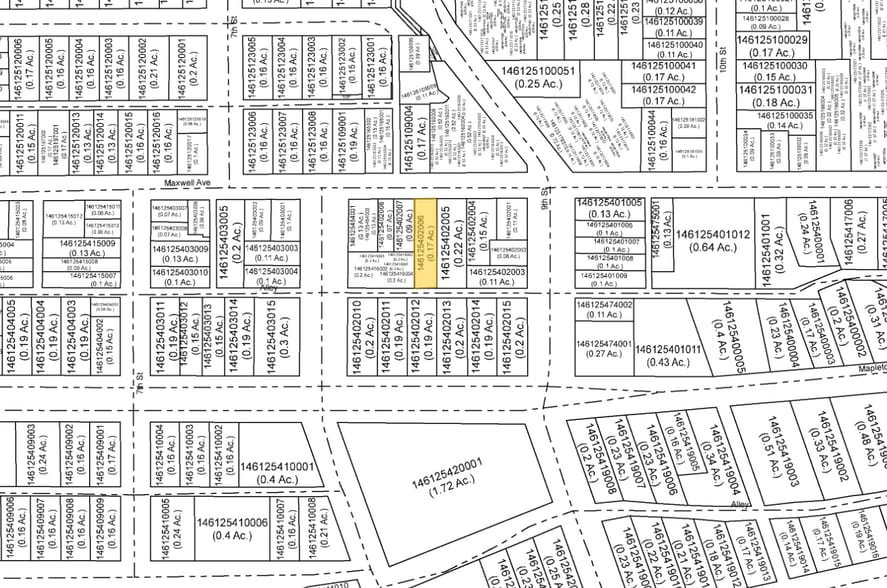 1020 Maxwell Ave, Boulder, CO à vendre - Plan cadastral – Image 2 sur 2
