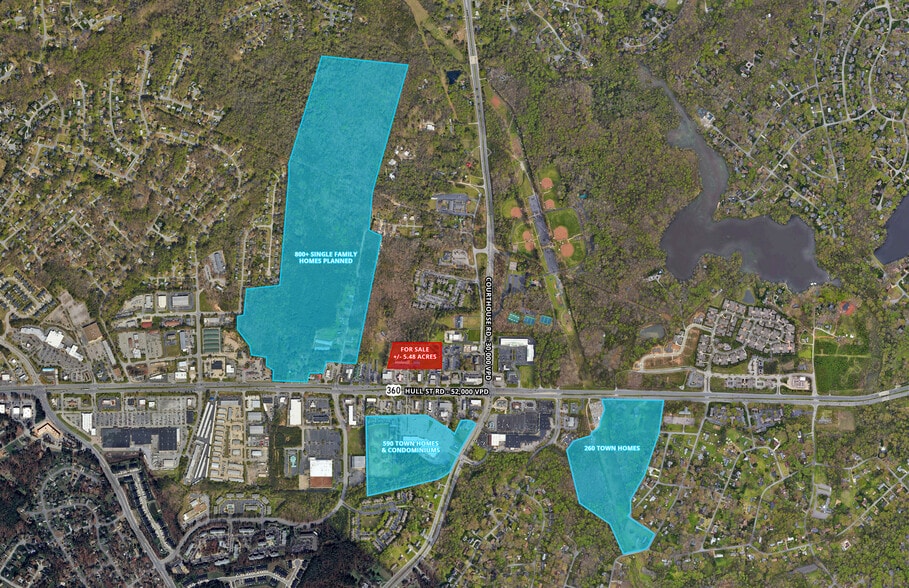 10152-10198, 10202 Hull Street Rd, Midlothian, VA à vendre - Aérien – Image 2 sur 3