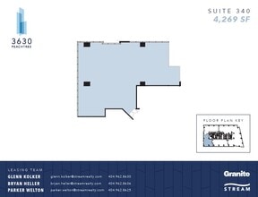 3630 Peachtree Rd NE, Atlanta, GA à louer Plan d’étage– Image 1 sur 1