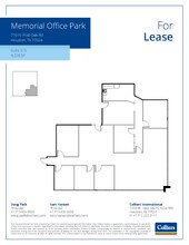 710 N Post Oak Rd, Houston, TX à louer Plan d’étage– Image 1 sur 1