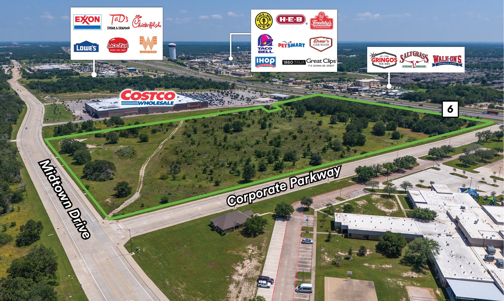 Highway 6 and Corporate Pkwy, College Station, TX à vendre Photo de l’immeuble– Image 1 sur 8