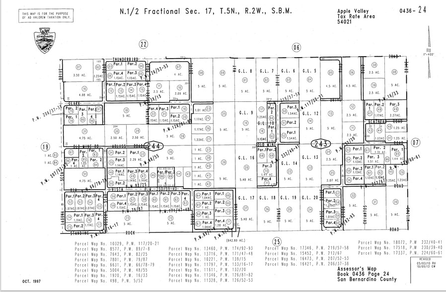 25522 Clark Dr, Apple Valley, CA à vendre - Plan cadastral – Image 2 sur 2