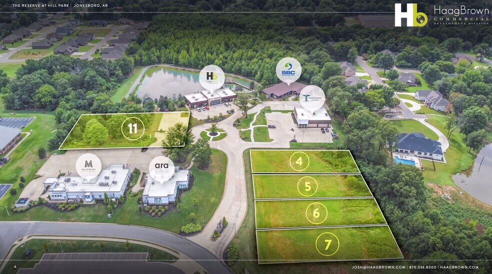 1680 Hill Park Cv, Jonesboro, AR à vendre - Aérien – Image 2 sur 11