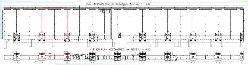 13 Garonor Batiment, Aulnay-sous-Bois à louer - Plan d’étage – Image 2 sur 2