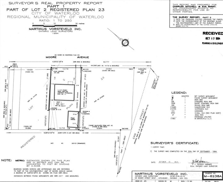 11-15 N Moore Av N, Waterloo, ON à vendre - Plan de site – Image 2 sur 2