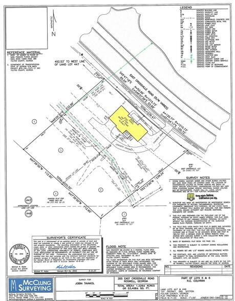 355 E Crossville Rd, Roswell, GA à louer - Plan de site – Image 1 sur 31