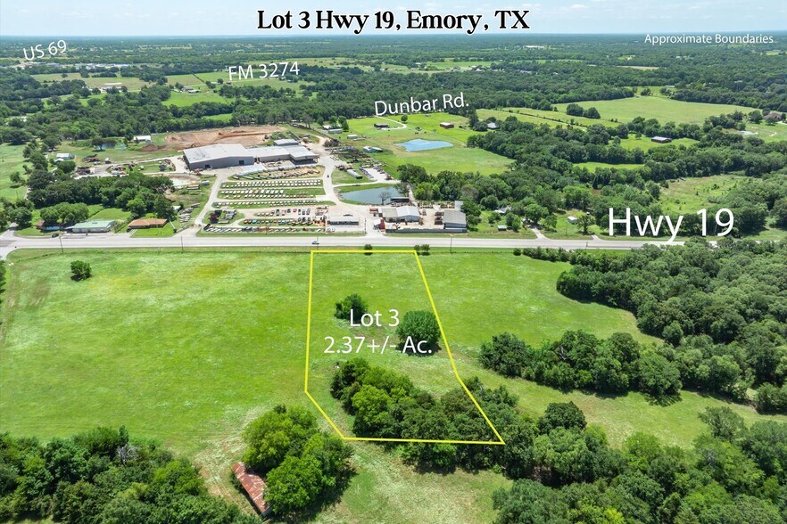 Lot 3 State Hwy 19 hwy, Emory, TX à vendre - Photo principale – Image 1 sur 22