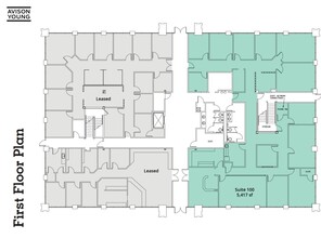 5811 Glenwood Ave, Raleigh, NC à louer Plan d’étage– Image 1 sur 1