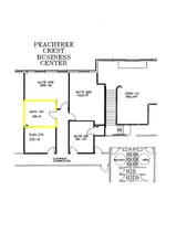1810 Peachtree Industrial Blvd, Duluth, GA à louer Plan d’étage– Image 1 sur 1