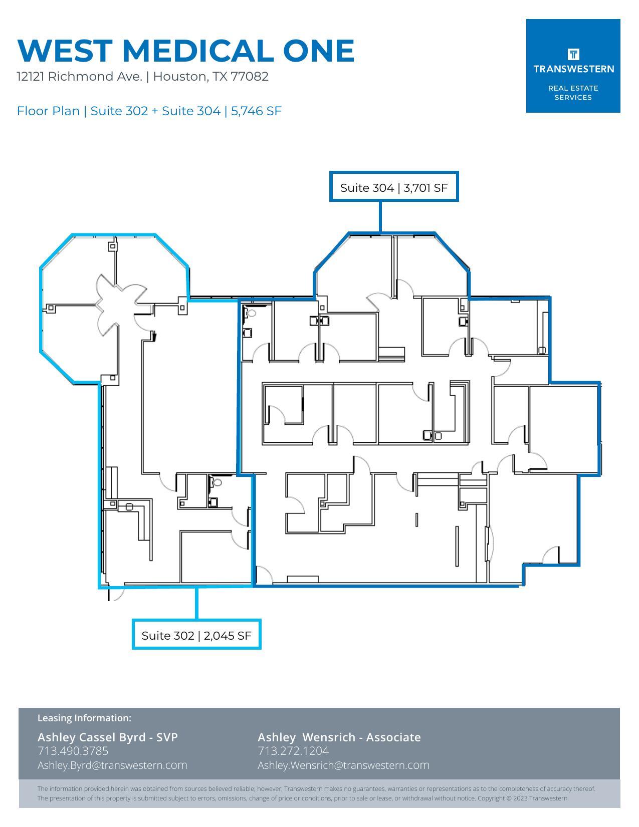 12121 Richmond Ave, Houston, TX à louer Plan d’étage– Image 1 sur 1