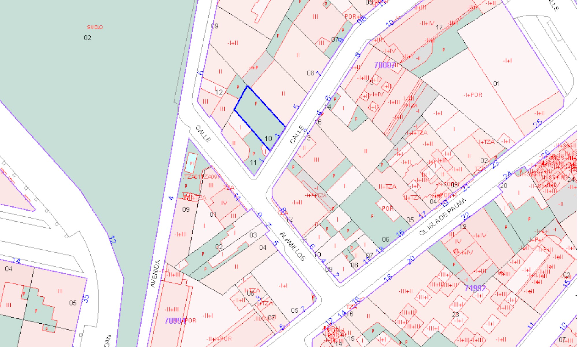 Terrain dans San Sebastián de los Reyes, Madrid à vendre Plan cadastral– Image 1 sur 2