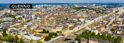 Rennes, IEV - VUE AÉRIENNE  vue de carte