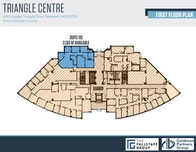 6401 Golden Triangle Dr, Greenbelt, MD à louer Plan d’étage– Image 1 sur 1