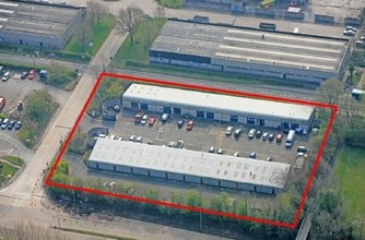 Jensen Ct, Runcorn, CHS - Vue aérienne vue de carte