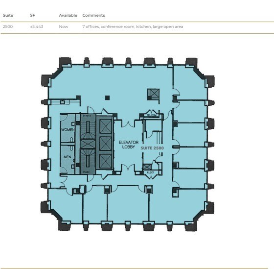 100 Bush St, San Francisco, CA à louer Plan d’étage– Image 1 sur 1