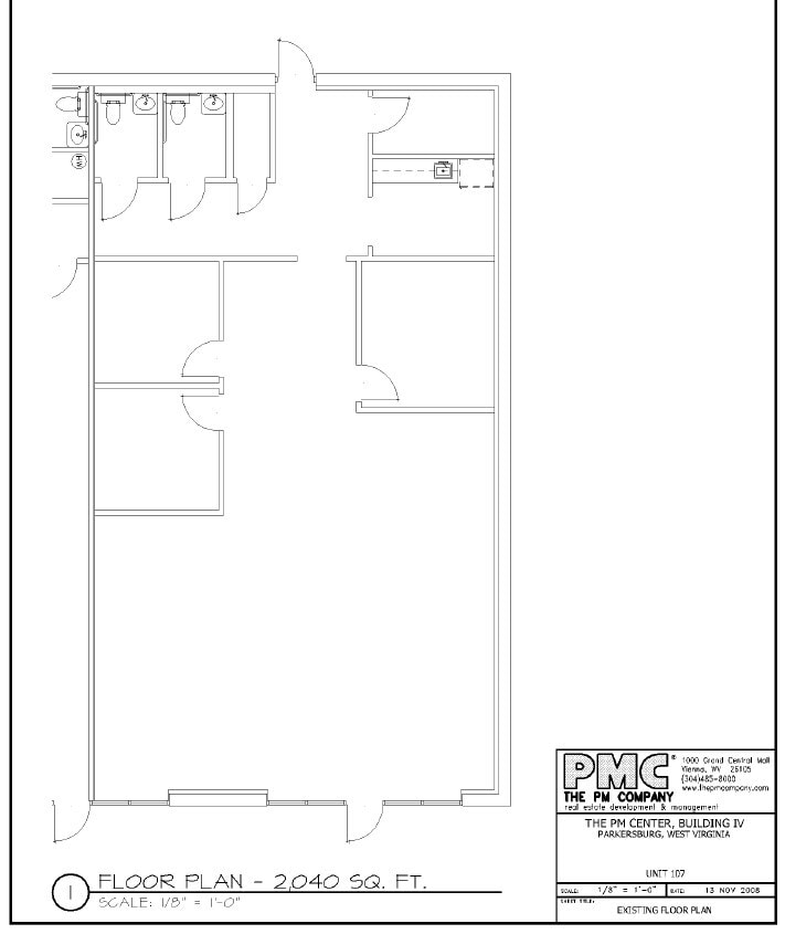 414 38th St, Parkersburg, WV à louer Plan d’étage type– Image 1 sur 2