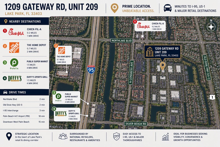 1209 Gateway Rdg, Lake Park, FL à vendre - Carte – Image 2 sur 23