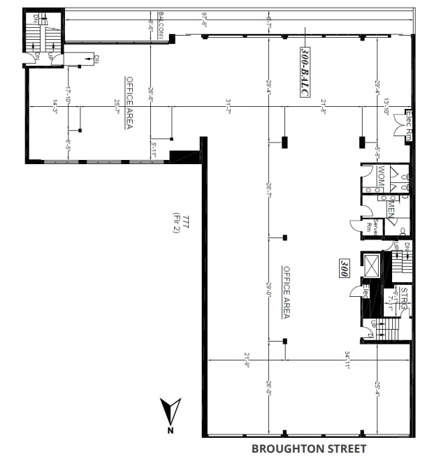 735-765 Broughton St, Victoria, BC à louer Plan d’étage– Image 1 sur 1