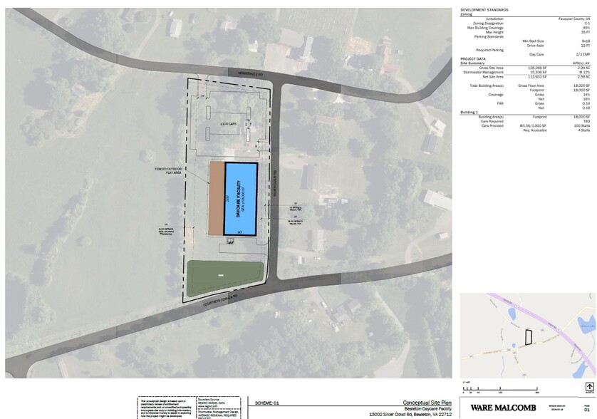 13002 Silver Cloud Rd, Bealeton, VA à vendre - Plan de site – Image 2 sur 4