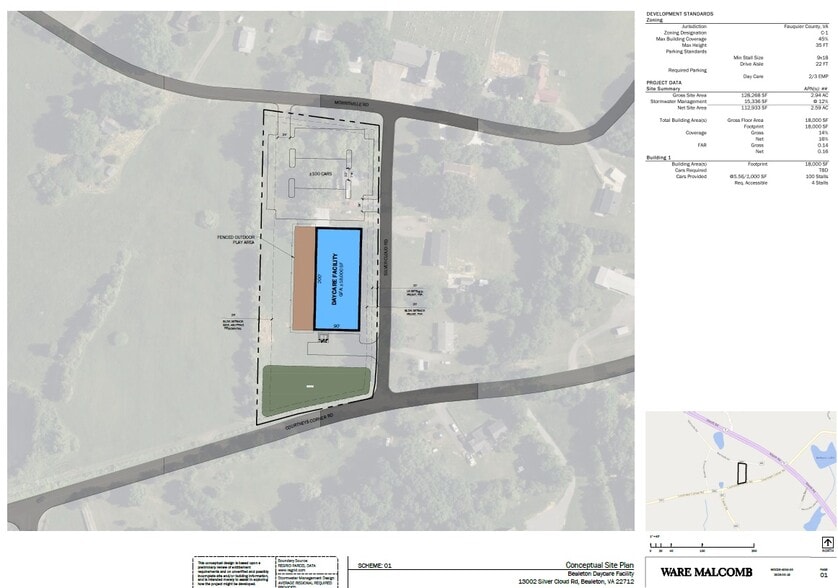13002 Silver Cloud Rd, Bealeton, VA à vendre - Plan de site – Image 3 sur 4