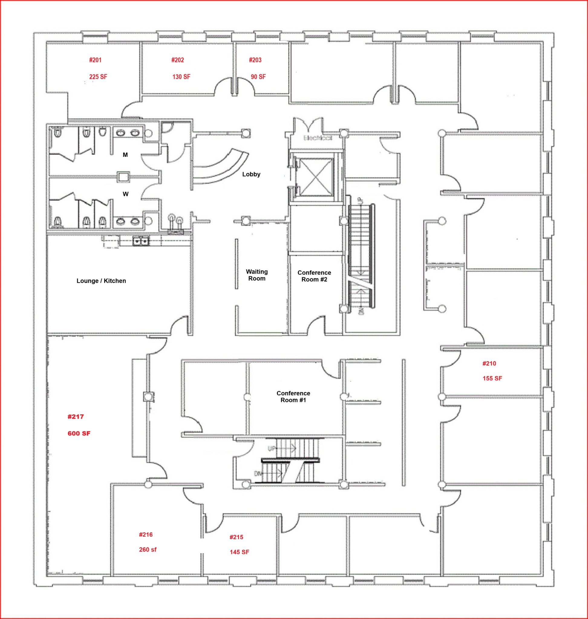 254 Court Ave, Memphis, TN à vendre Plan d’étage– Image 1 sur 4