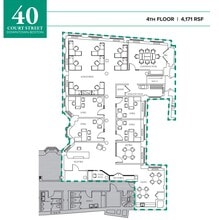 40 Court St, Boston, MA à louer Plan d’étage– Image 1 sur 1