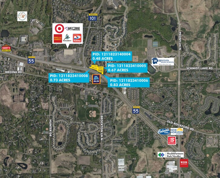 62 Highway 55, Medina, MN à vendre - Aérien – Image 1 sur 3