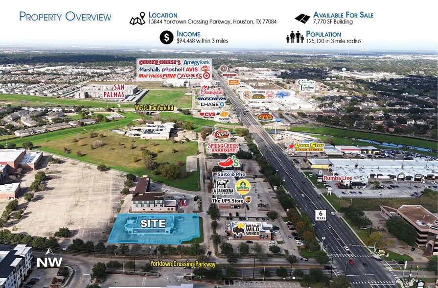15844 Yorktown Crossing Pky, Houston, TX à vendre - Aérien – Image 2 sur 4