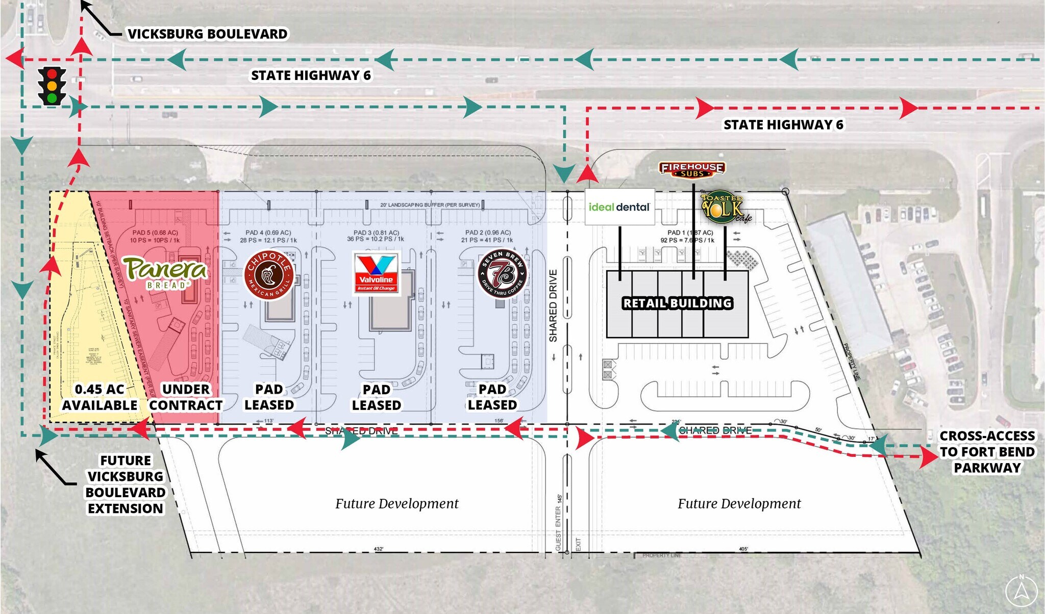 SEC HWY 6 & Vicksburg Blvd, Missouri City, TX à louer Photo principale– Image 1 sur 3