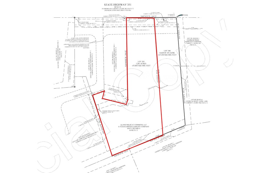 NEQ of I-20 & TX-351, Abilene, TX à louer - Plan de site – Image 2 sur 2