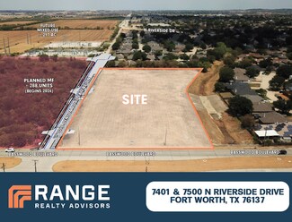 Plus de détails pour 7401 N. Riverside Dr., Fort Worth, TX - Terrain à vendre