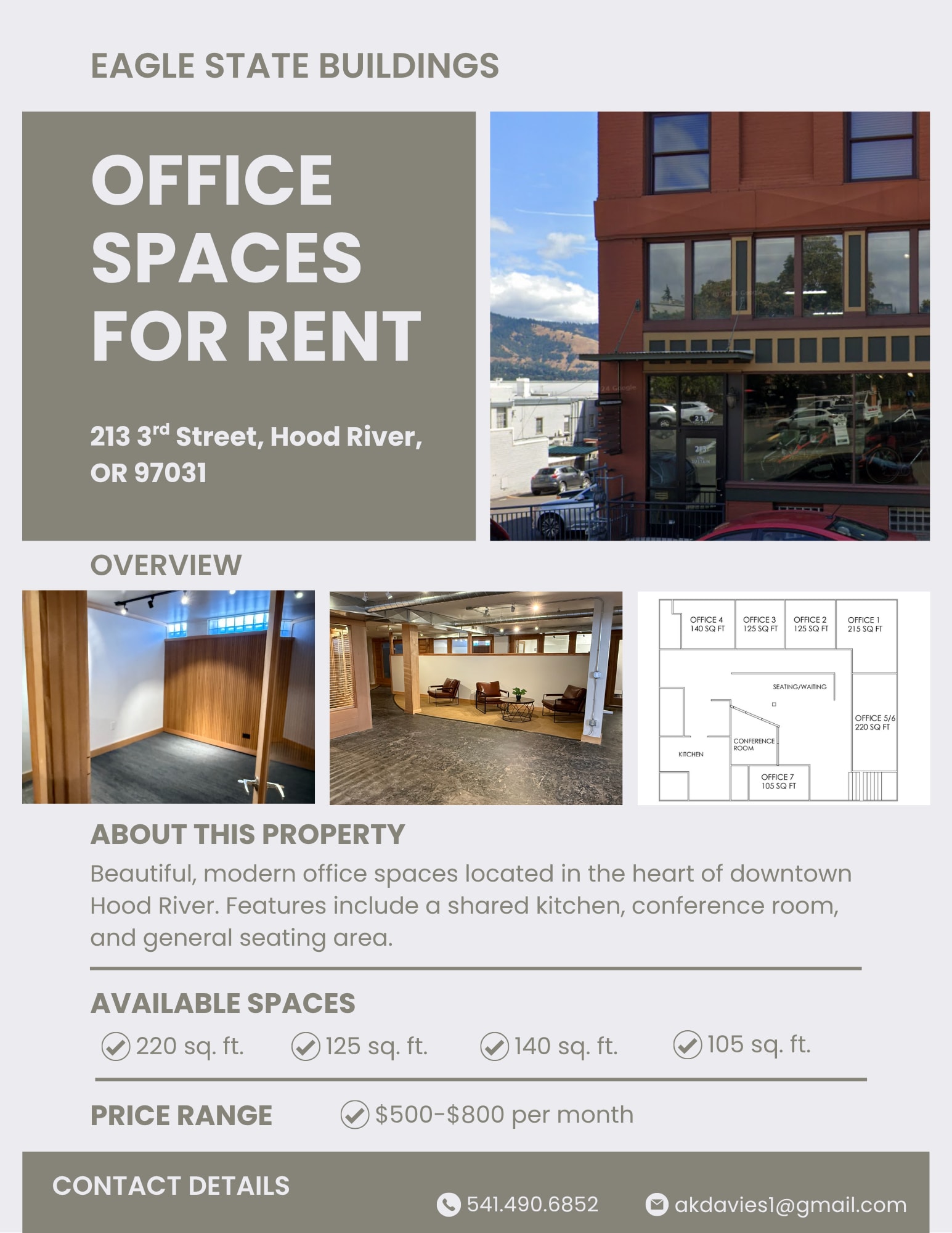 215 State St, Hood River, OR à louer Photo intérieure– Image 1 sur 1
