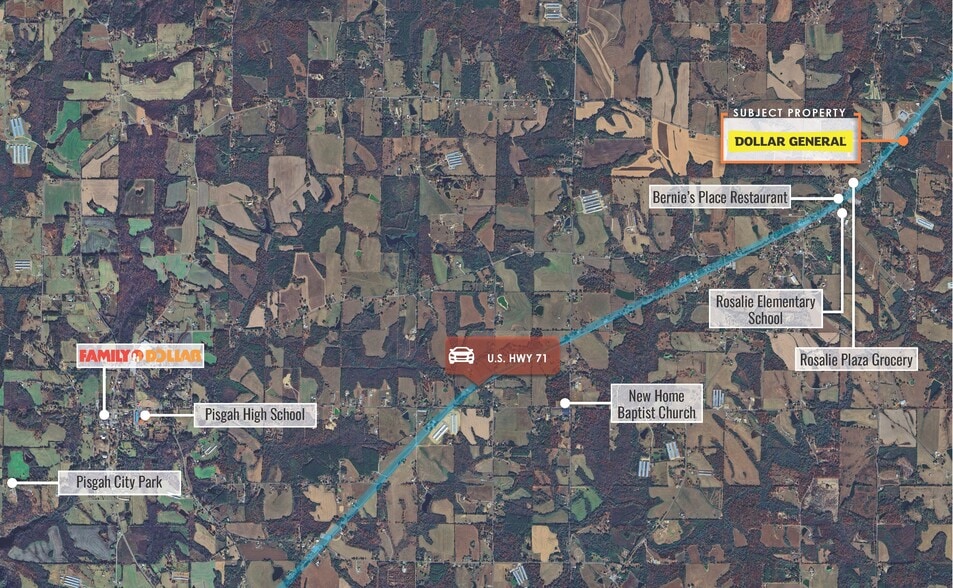 16050 AL Highway 71, Pisgah, AL à vendre - Aérien – Image 3 sur 3