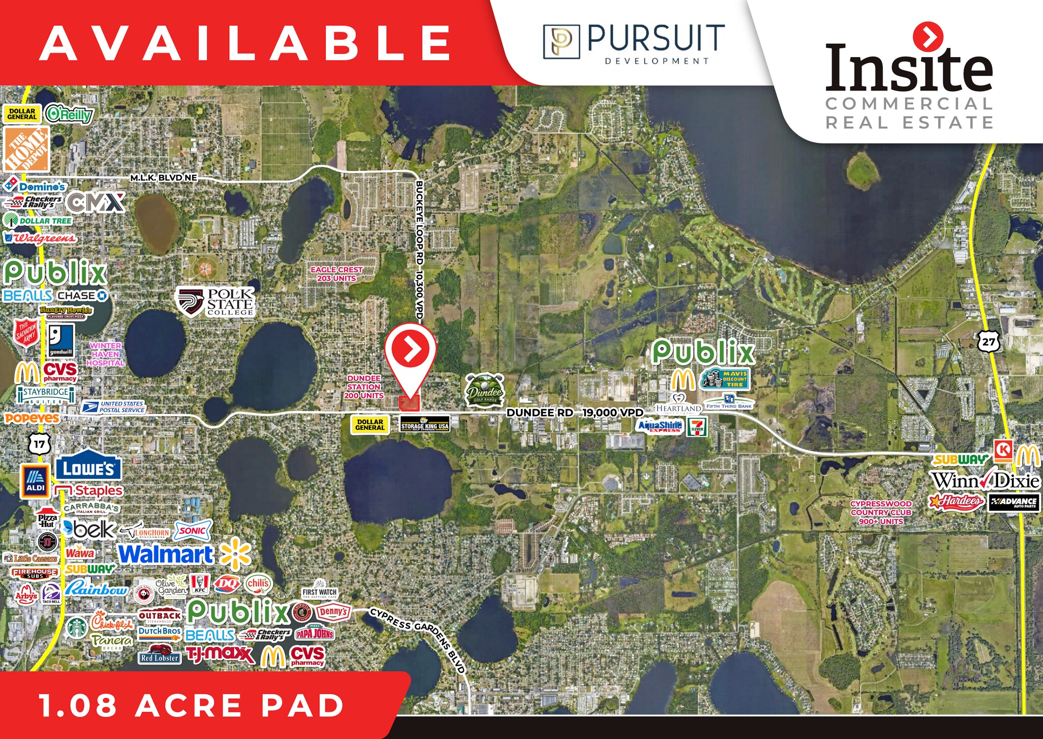 NWC Dundee Rd & Buckeye Rd, Winter Haven, FL à vendre Photo de l’immeuble– Image 1 sur 7