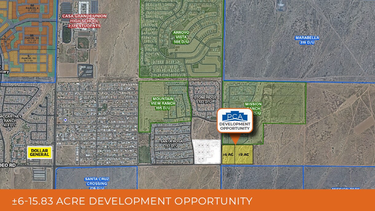 NEC Peart Rd & Rodeo Rd, Casa Grande, AZ à vendre Photo principale– Image 1 sur 2