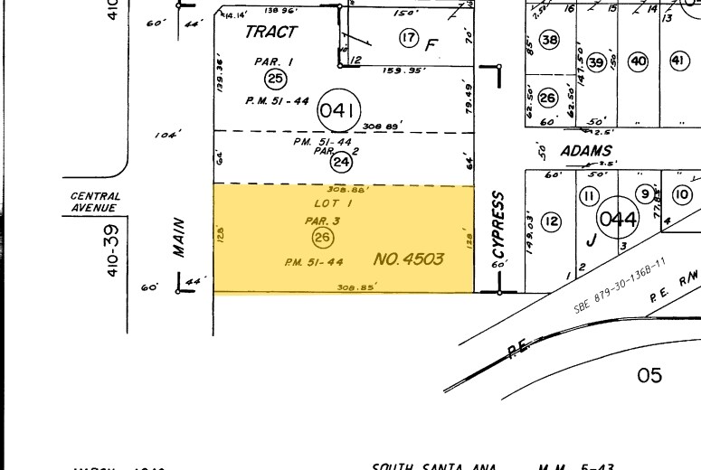 2533 S Main St, Santa Ana, CA à louer - Plan cadastral – Image 3 sur 10