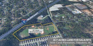 Plus de détails pour 5850 Plantation Rd, Theodore, AL - Terrain à vendre