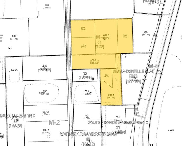 4126 SW 47th Ave, Davie, FL à vendre - Plan cadastral – Image 3 sur 15