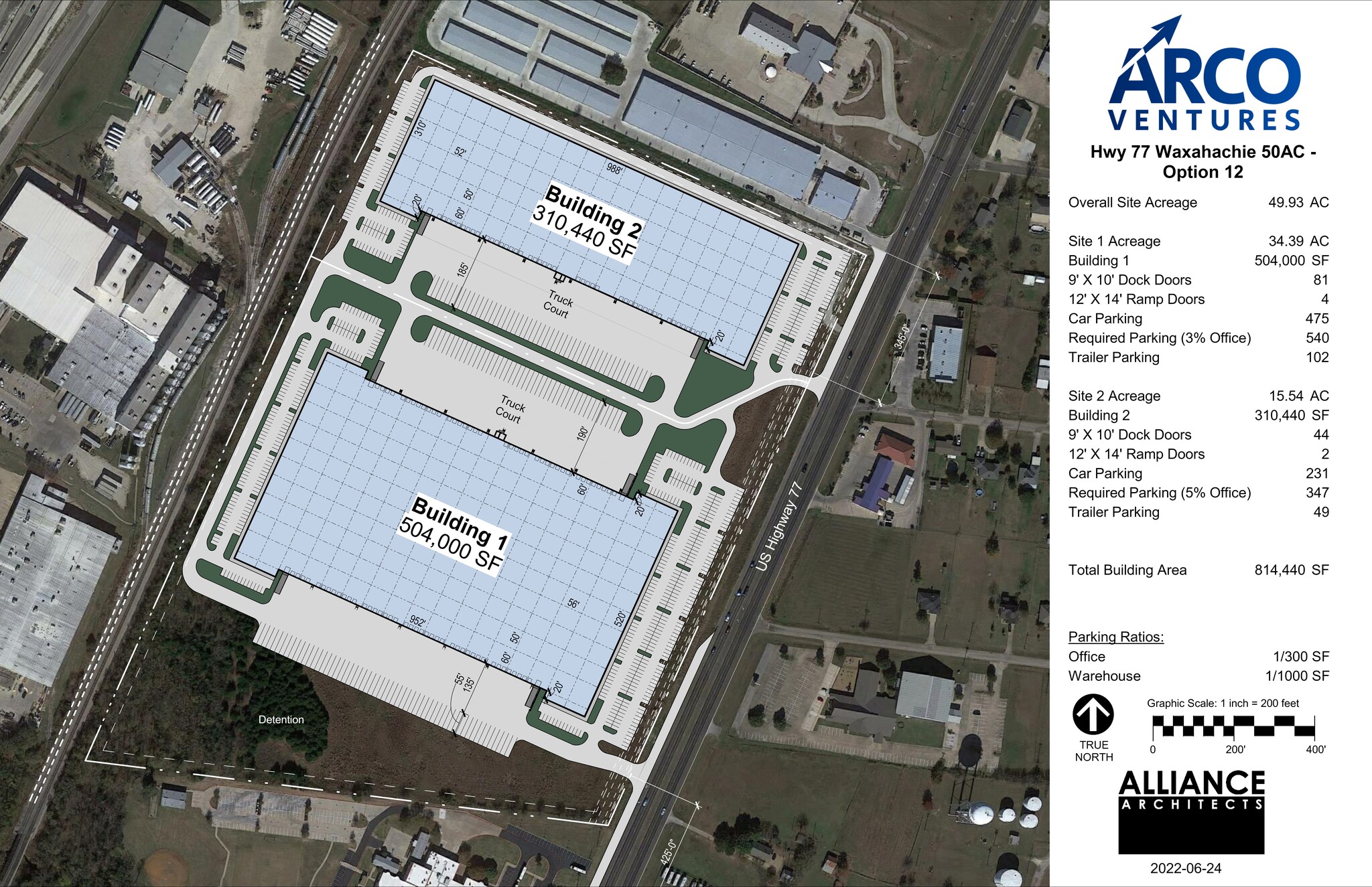 N Highway 77, Waxahachie, TX à louer Plan de site– Image 1 sur 1