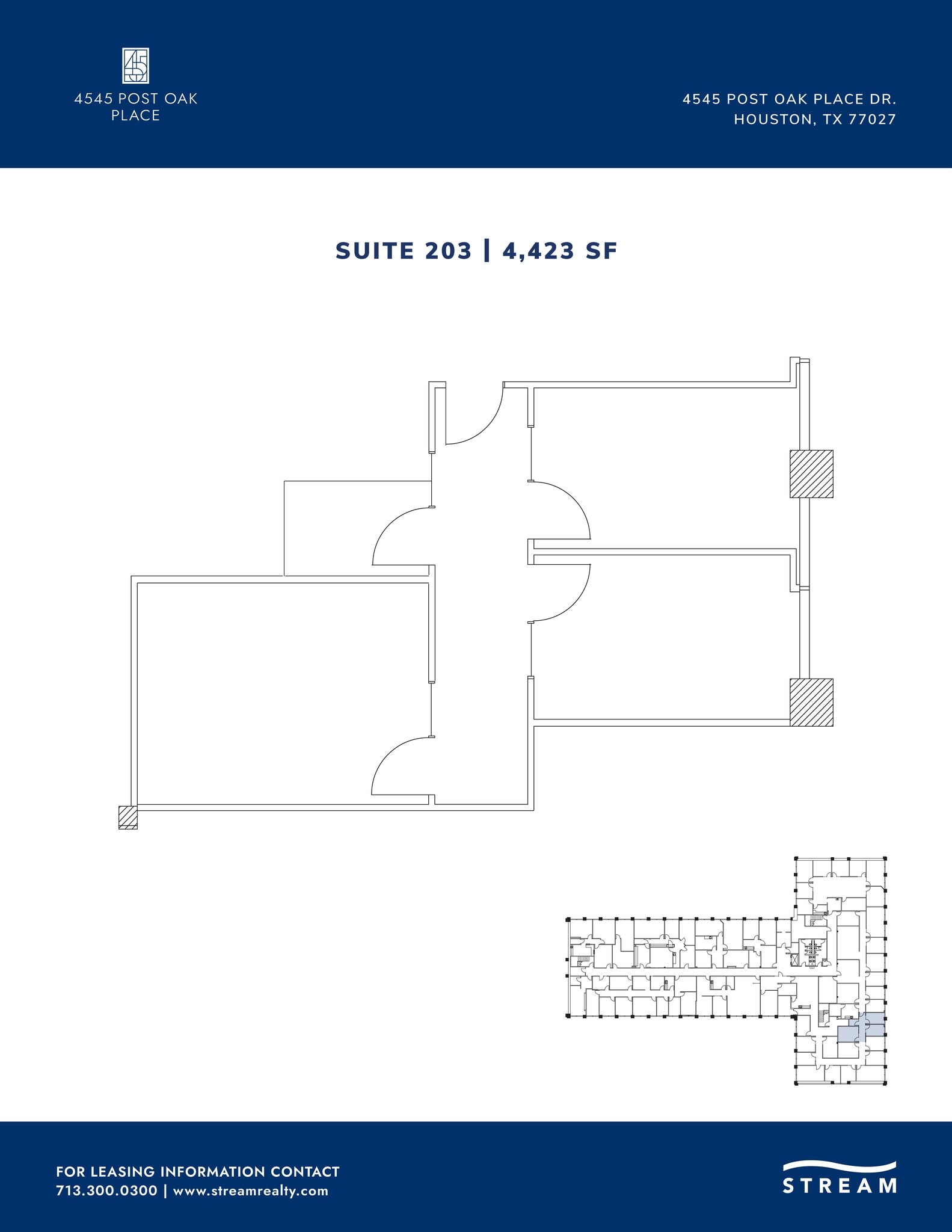 11000 Richmond Ave, Houston, TX à louer Plan d’étage– Image 1 sur 1