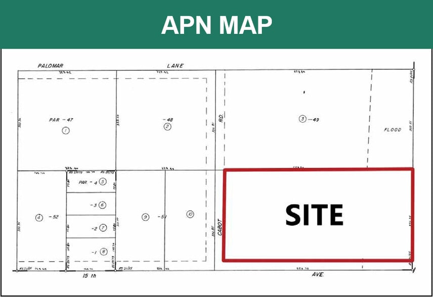 Cabot Road At 15th Ave, Desert Hot Springs, CA à vendre - Plan cadastral – Image 3 sur 3