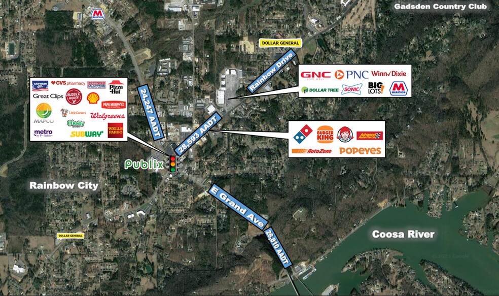 3354 Rainbow Dr, Rainbow City, AL à louer - Photo de l’immeuble – Image 3 sur 7