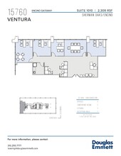 15760 Ventura Blvd, Encino, CA à louer Plan d’étage– Image 1 sur 1