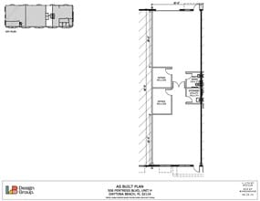 500 Fentress Blvd, Daytona Beach, FL à louer Plan d’étage– Image 1 sur 1